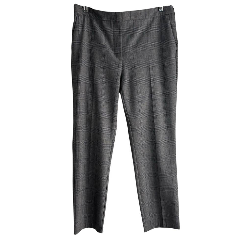 ZARA BASIC Plaid Ankle Trousers in Gray Size XL — Perfect for Fall!!! - Picture 2 of 7